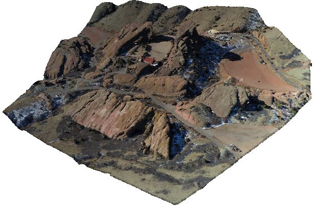 Georeferencované mračno bodů