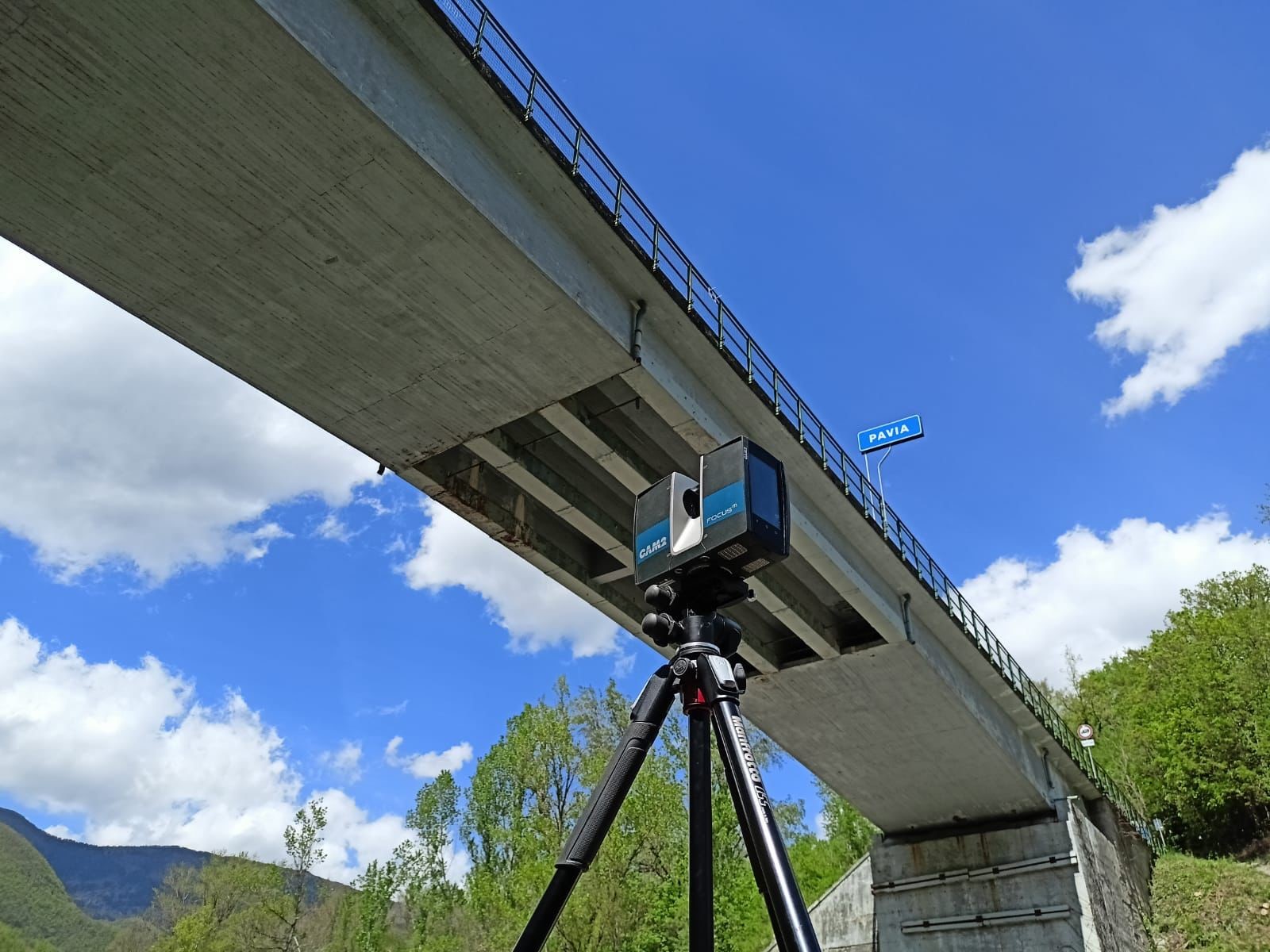 Laserové skenování průmyslové stavby
