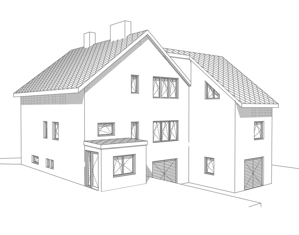 3D model pasportu, Mírová 381, Turnov